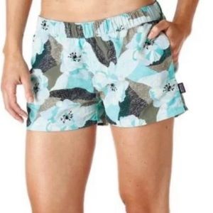 Patagonia Barely Baggie Blue Floral Shorts
